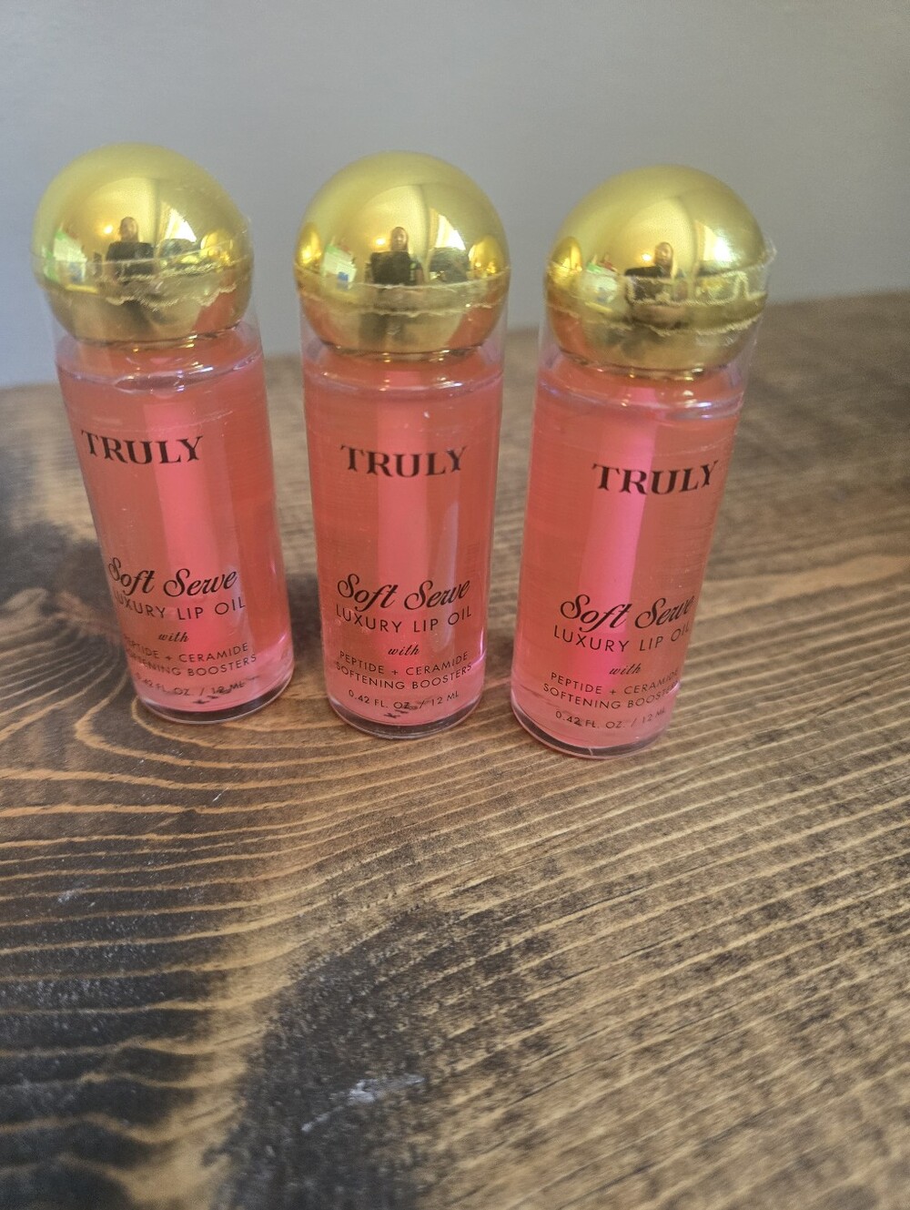 Set Of 3 TRULY Soft Serve Luxury Lip Oil